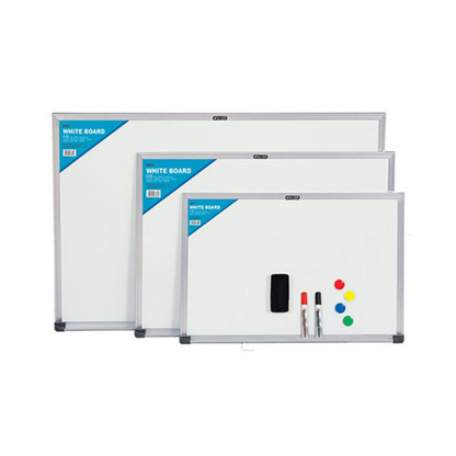 Deli Magnetic Whiteboard with Starter Kit 600 x 900mm