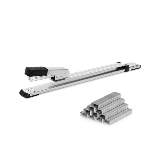 Deli Long Arm Stapler 12 Inch Metal E0334 25 Sheets
