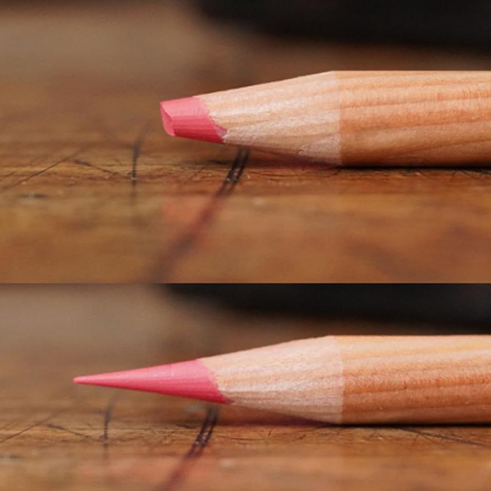 Derwent Super Point Pencil Sharpener Compact Rotary with Desk Clamp