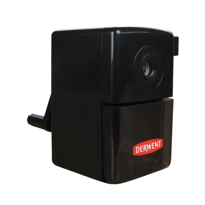 Derwent Super Point Pencil Sharpener Compact Rotary with Desk Clamp
