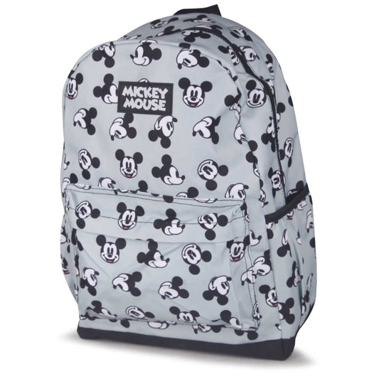Disney Mickey Mouse Backpack for Teens and Adults Grey