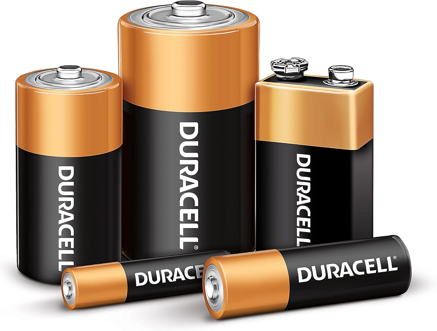 Duracell Coppertop Alkaline MN1500 AA Battery Each