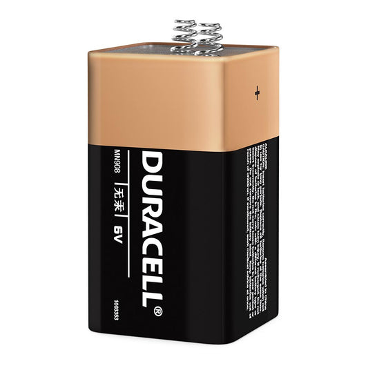Duracell Coppertop Alkaline MN908 6V Battery – Long-Lasting Lantern Power