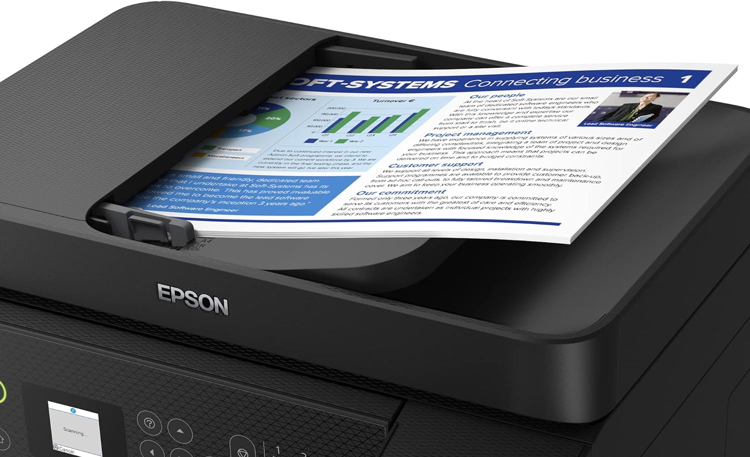 EPSON EcoTank ET-4800 Inkjet Printer Wireless Multi-function A4