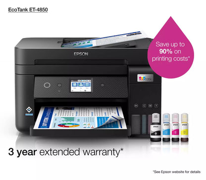 EPSON EcoTank ET-4850 Inkjet Printer Multi-function A4