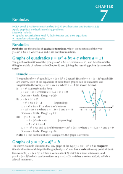 ESA Study Guide Level 2 Mathematics & Statistics