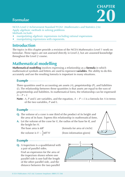 ESA Study Guide Level 2 Mathematics & Statistics