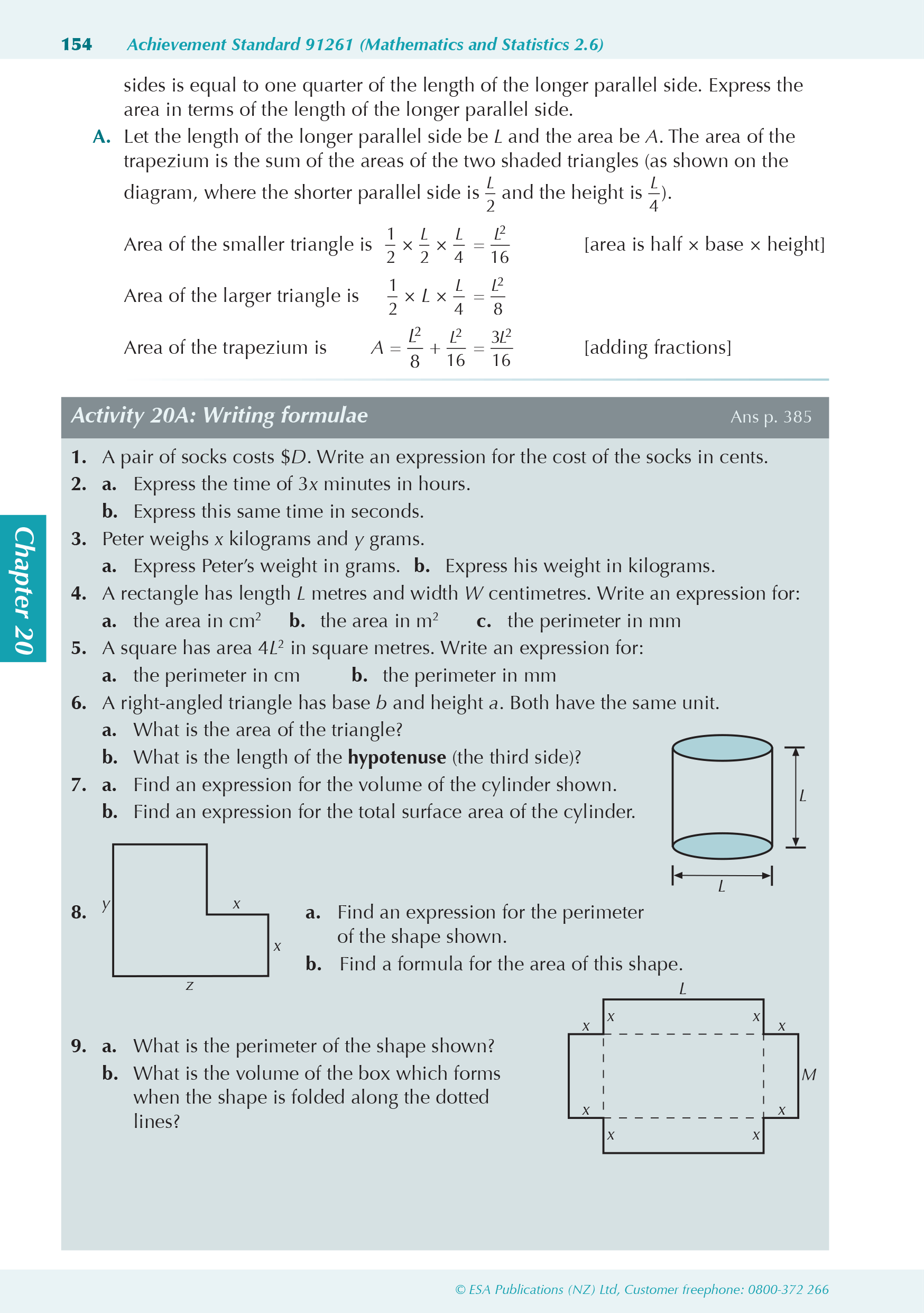 ESA Study Guide Level 2 Mathematics & Statistics