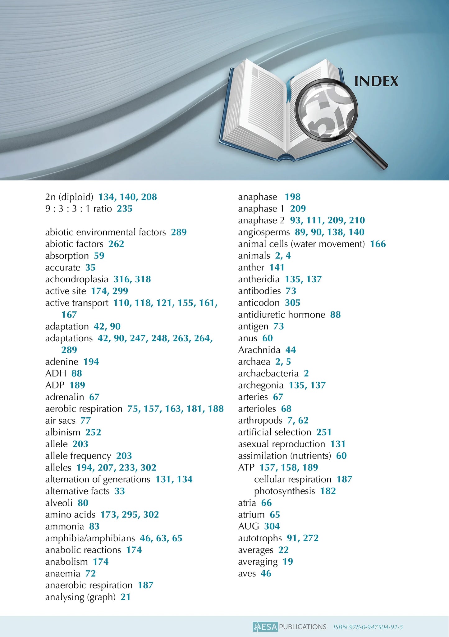 ESA Study Guide Level 2 Biology