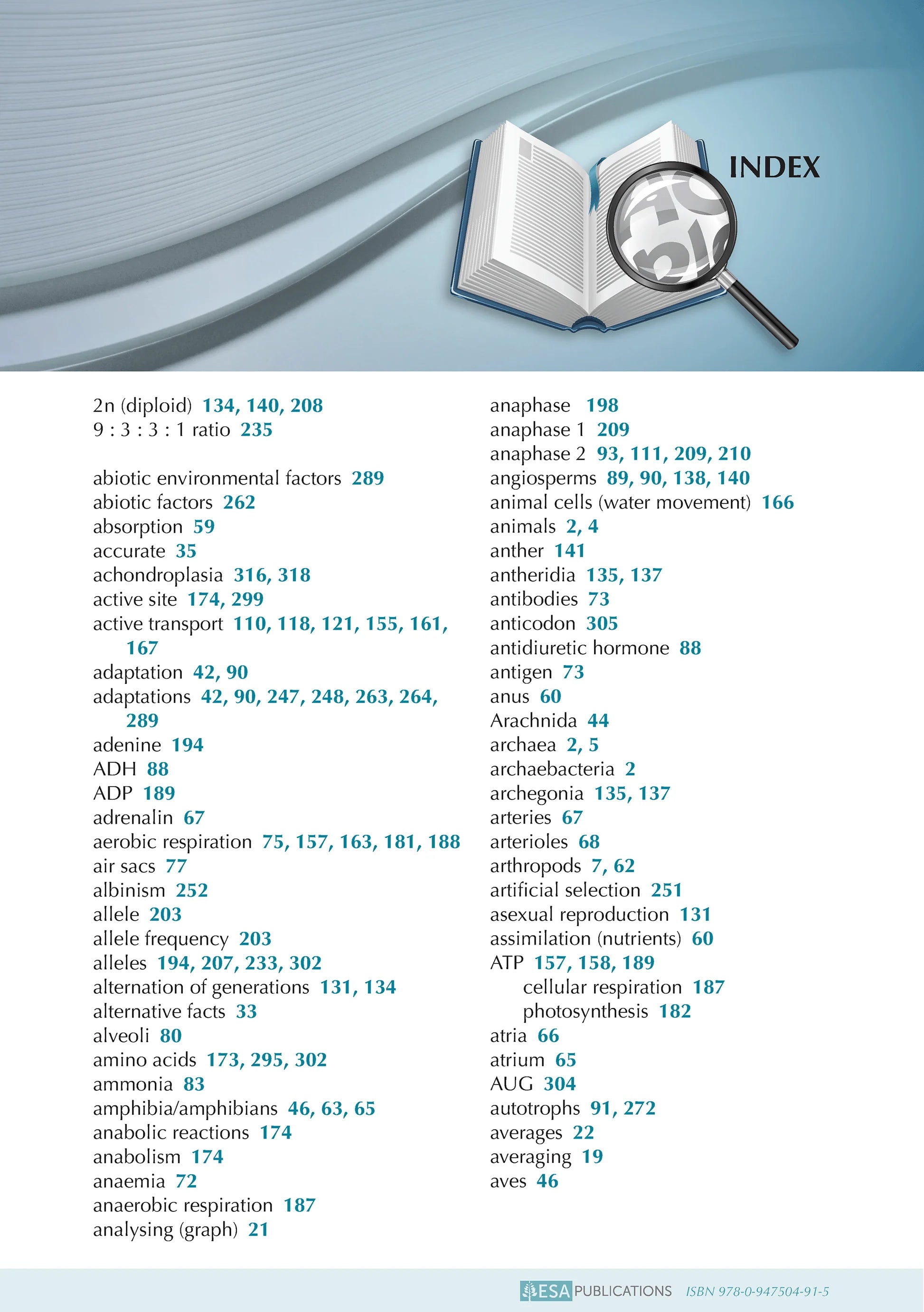 ESA Study Guide Level 2 Biology