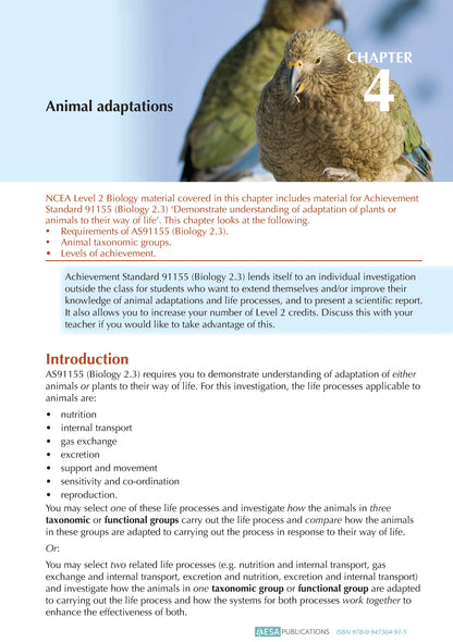 ESA Study Guide Level 2 Biology