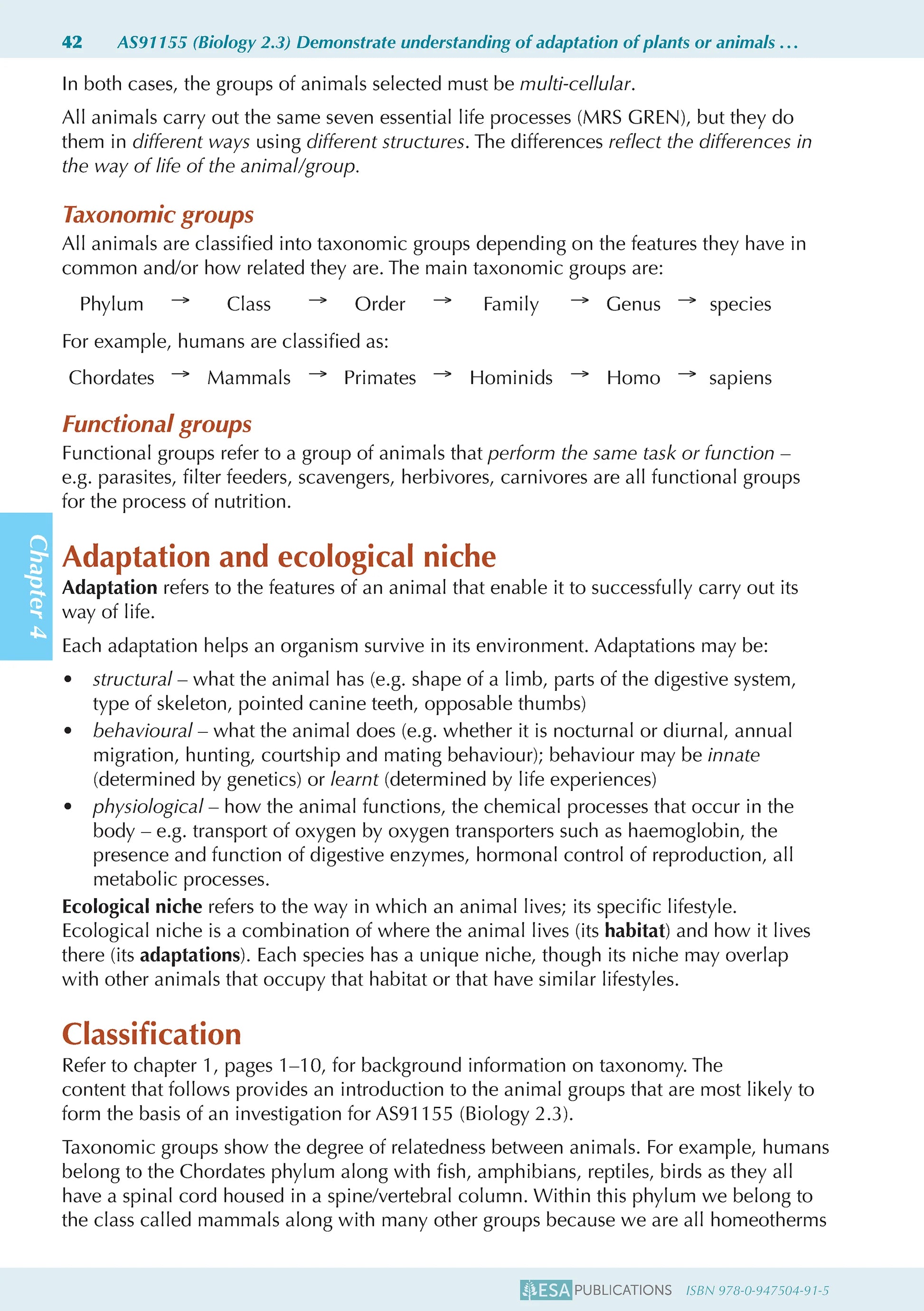 ESA Study Guide Level 2 Biology
