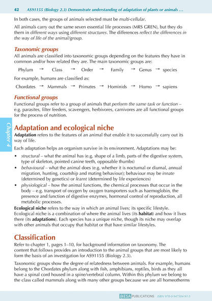 ESA Study Guide Level 2 Biology