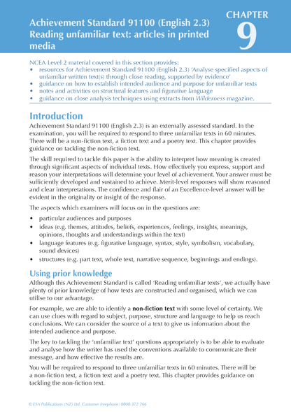 ESA Study Guide Level 2 English