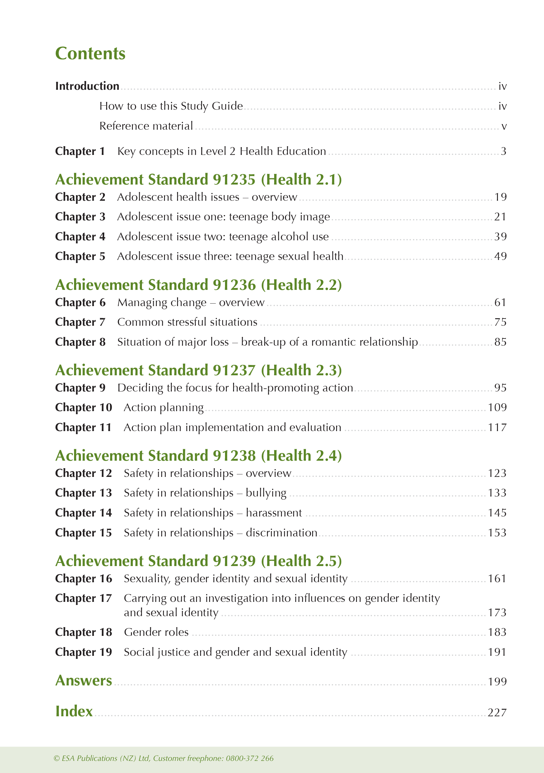 ESA Study Guide Level 2 Health Education