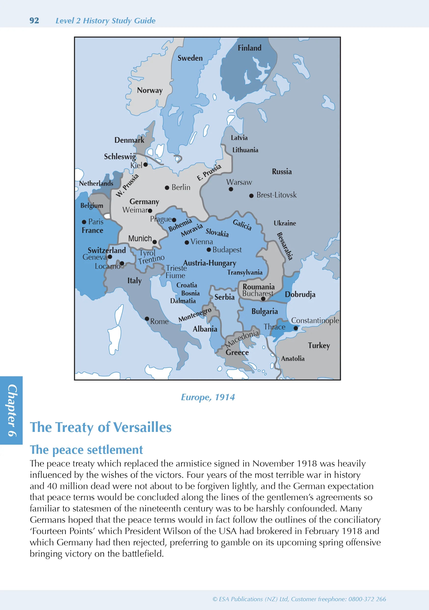 ESA Study Guide Level 2 History