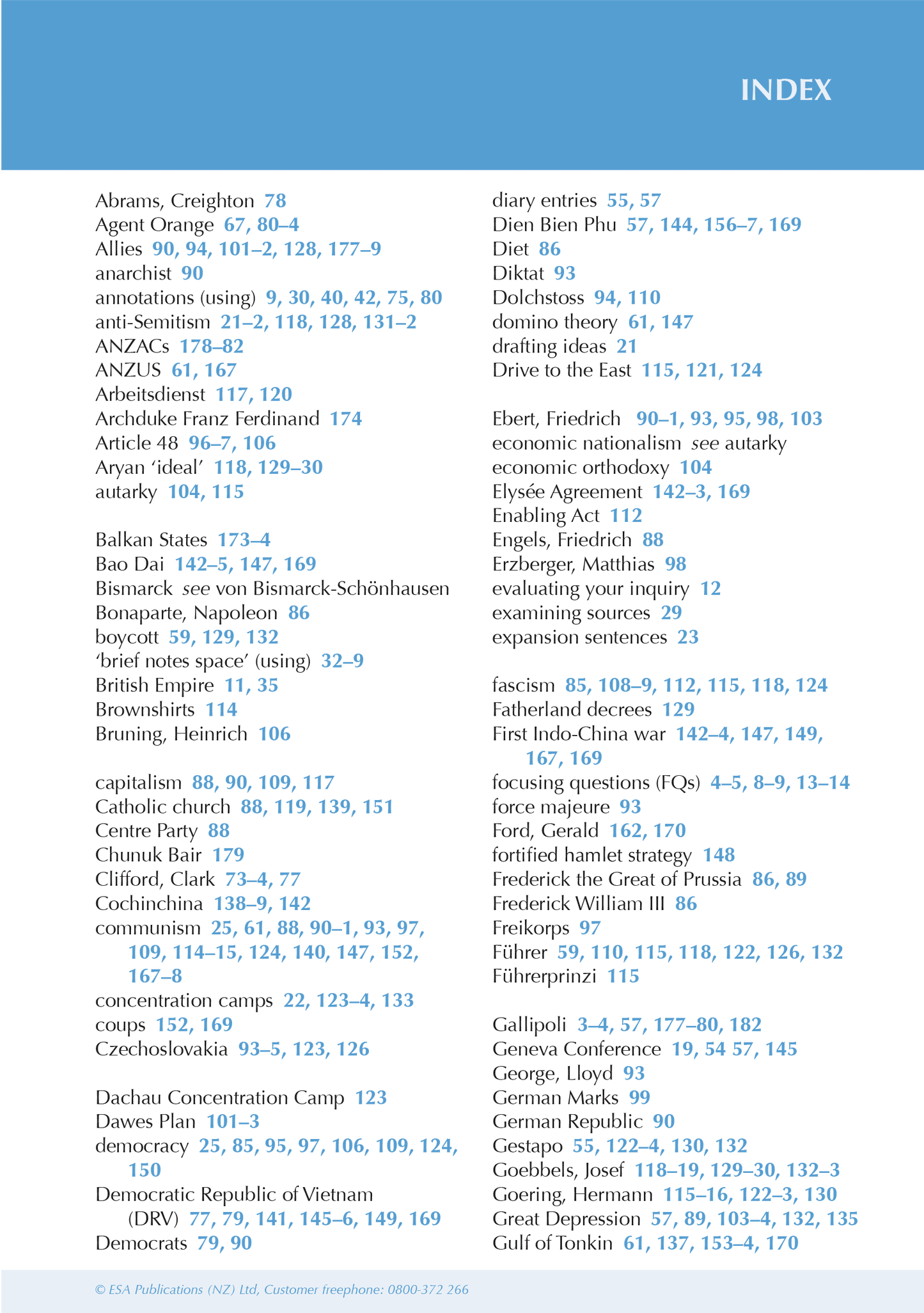 ESA Study Guide Level 2 History