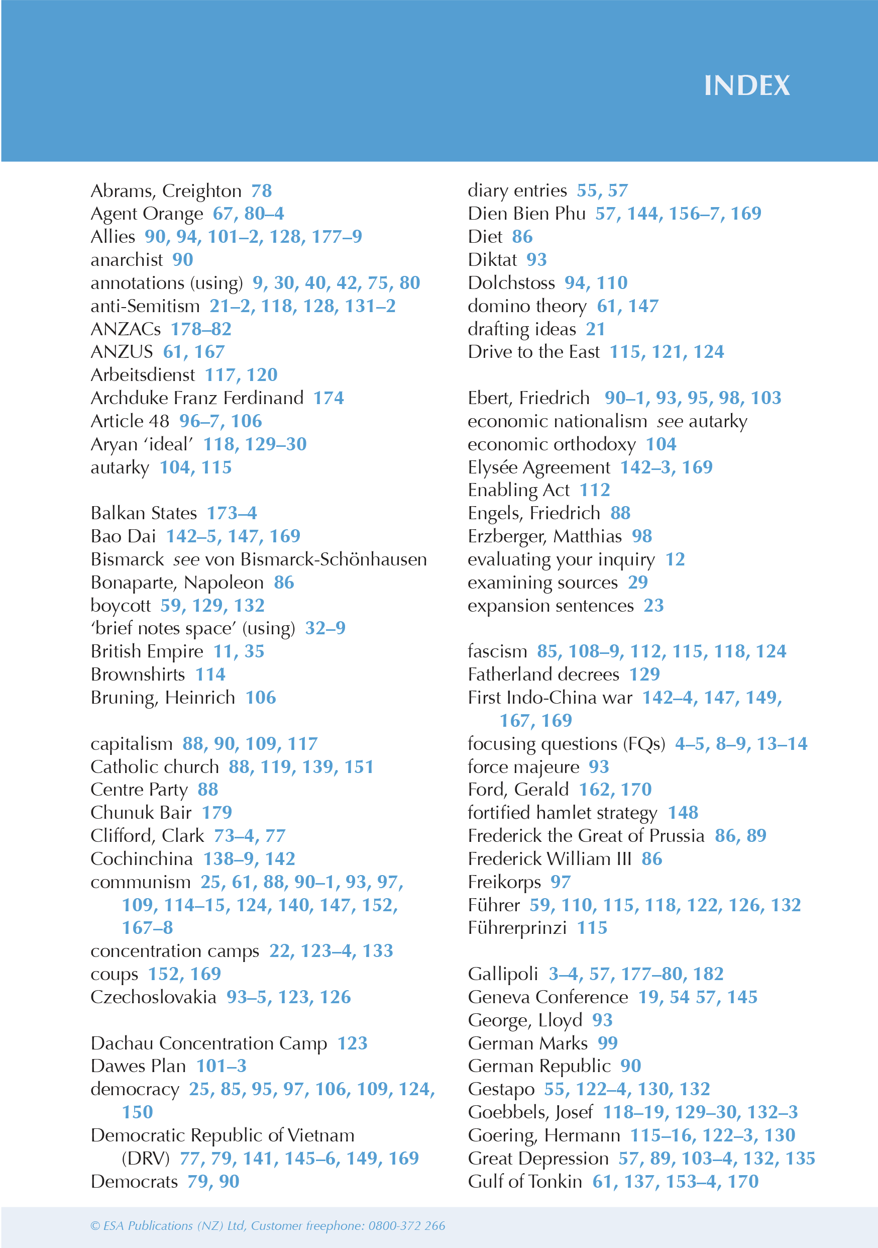ESA Study Guide Level 2 History