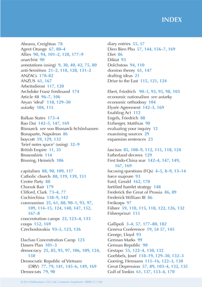ESA Study Guide Level 2 History