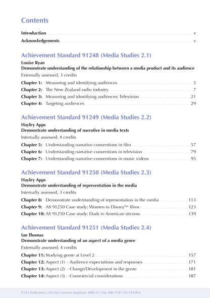 ESA Study Guide Level 2 Media Studies
