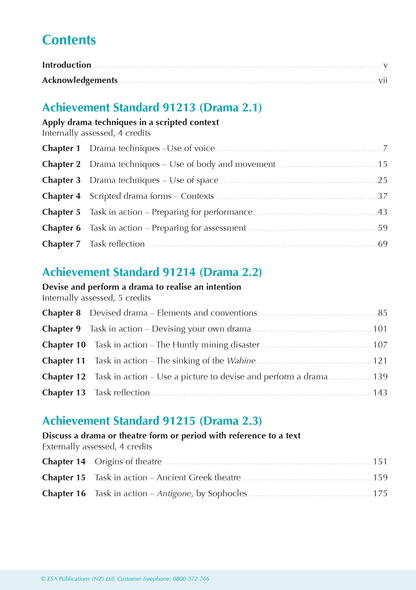 ESA Study Guide Level 3 Drama