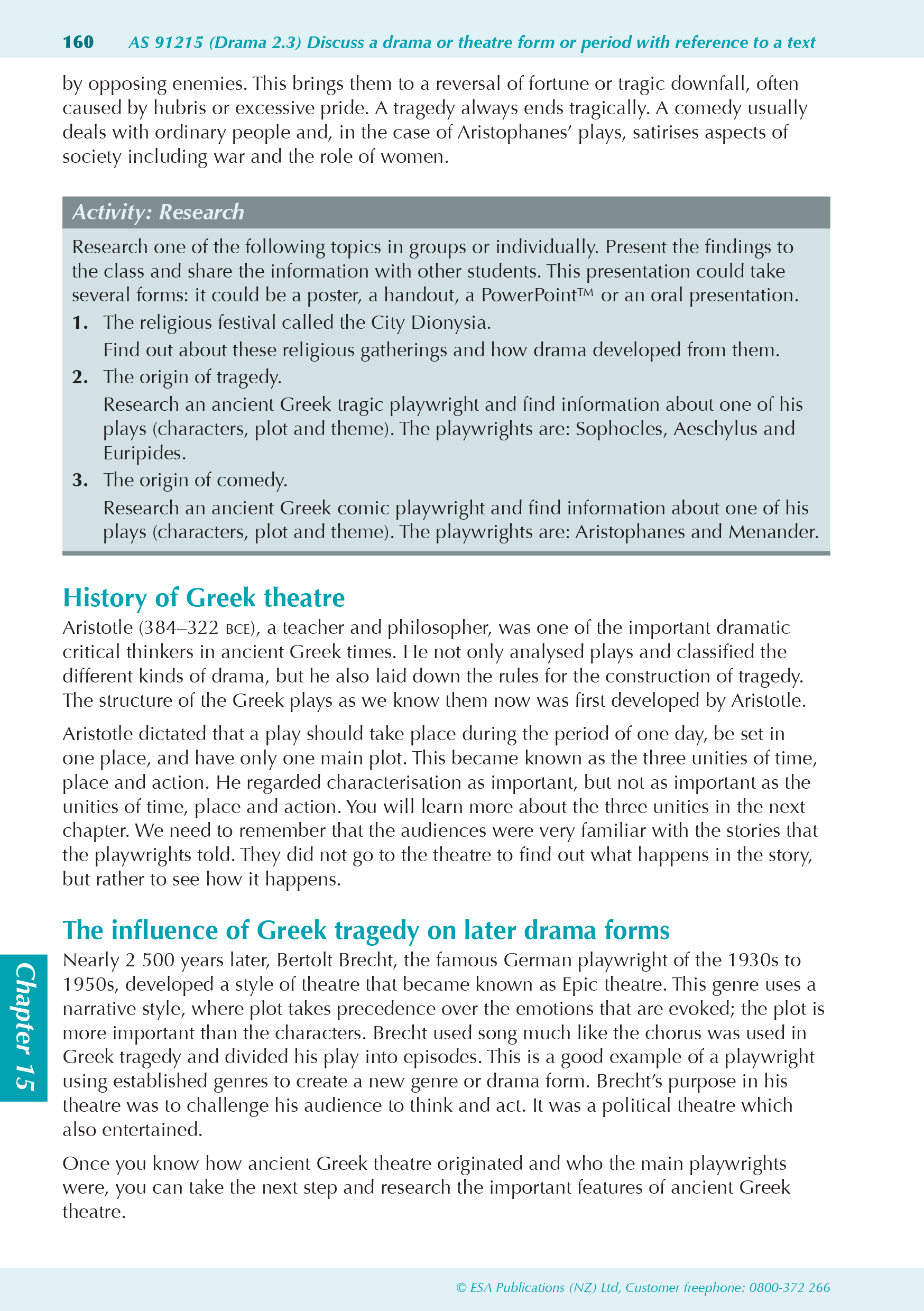 ESA Study Guide Level 3 Drama