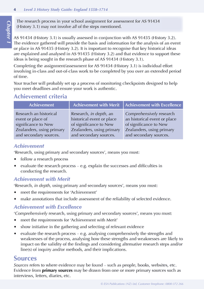ESA Study Guide Level 3 England History
