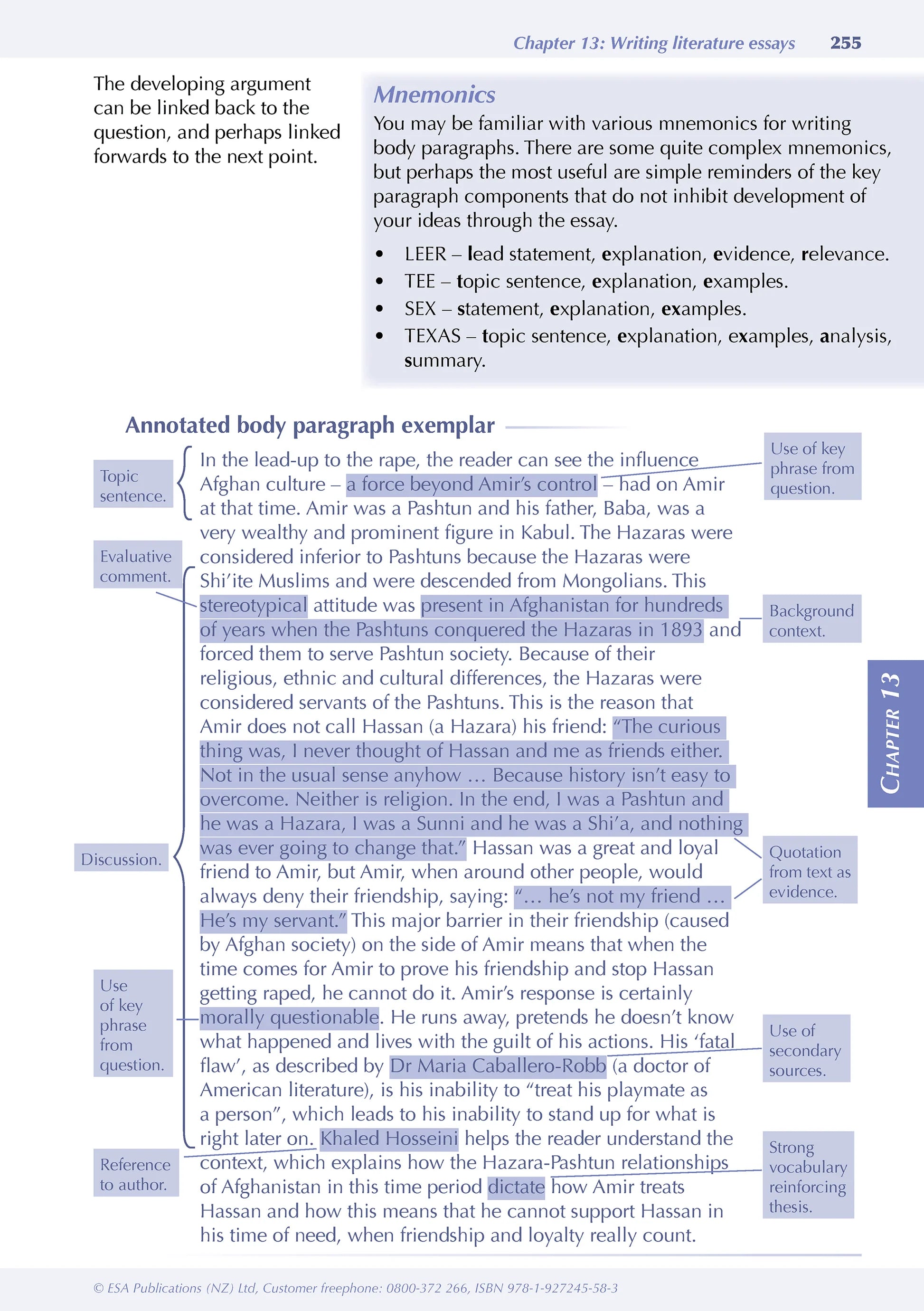 ESA Study Guide Level 3 English