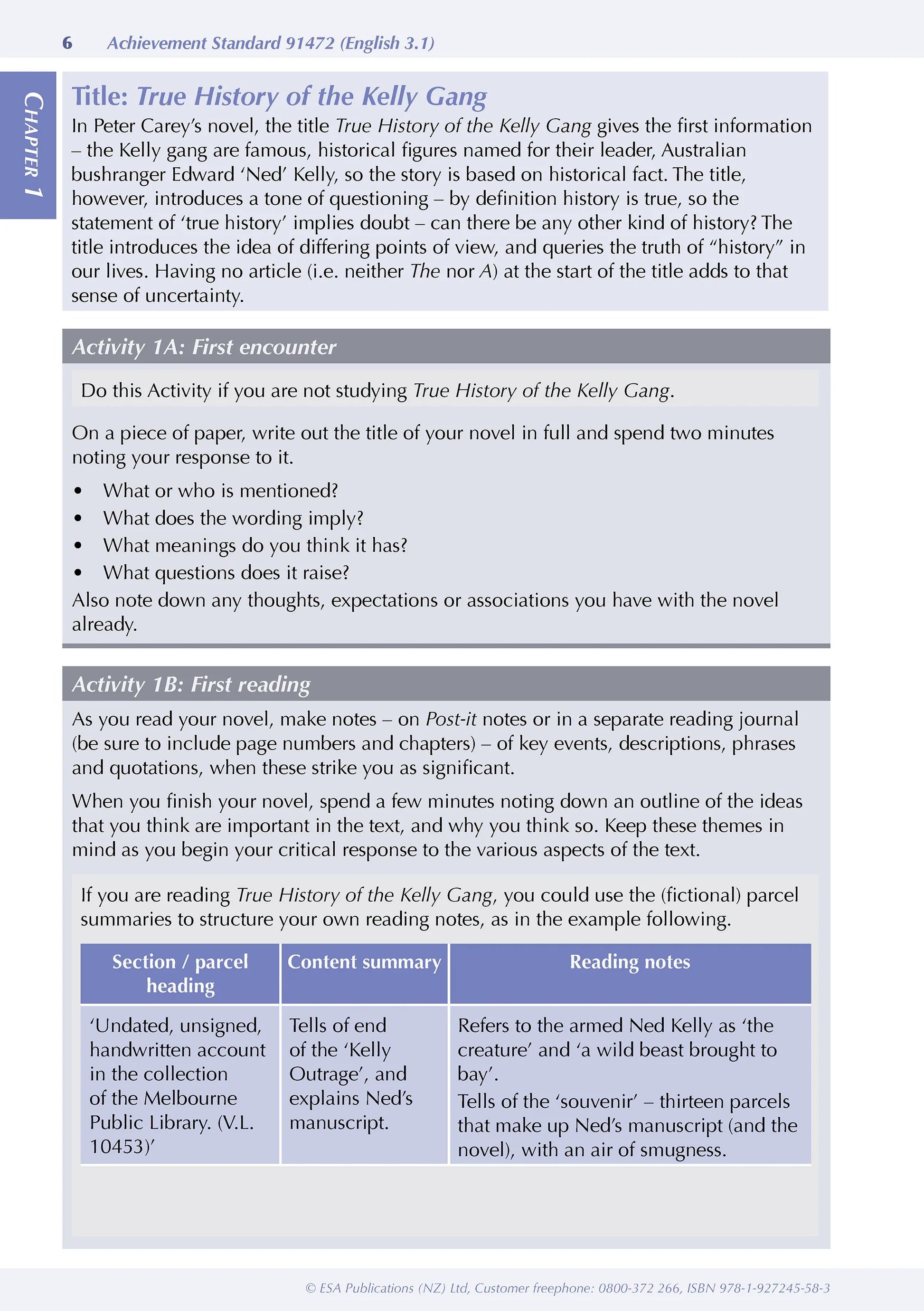 ESA Study Guide Level 3 English