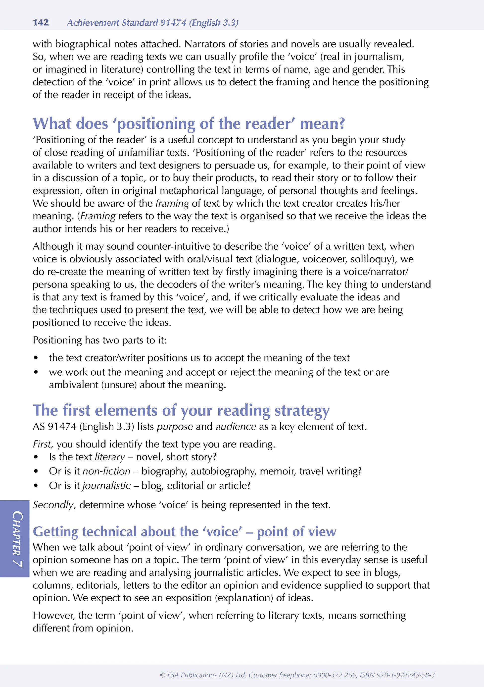 ESA Study Guide Level 3 English
