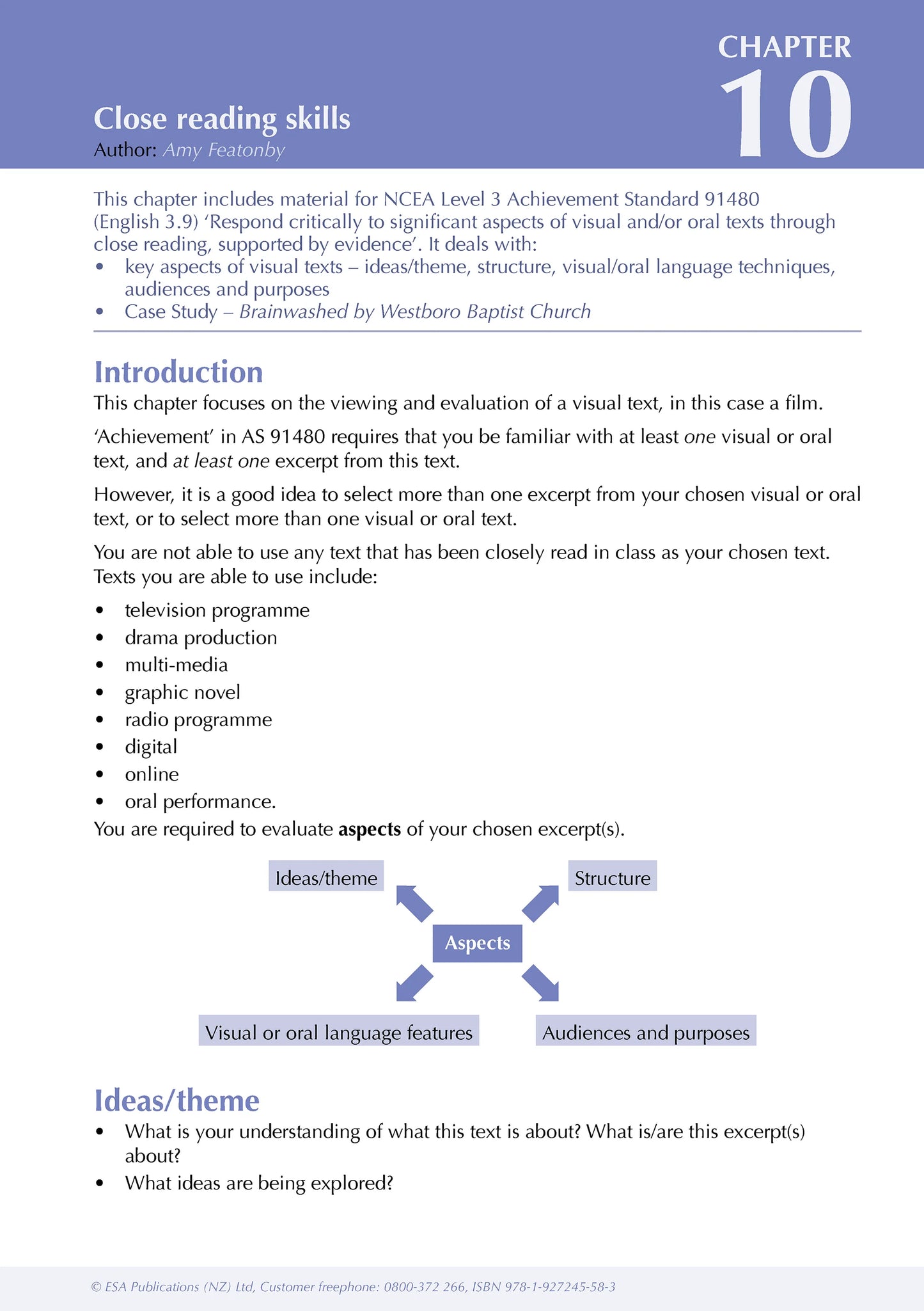 ESA Study Guide Level 3 English