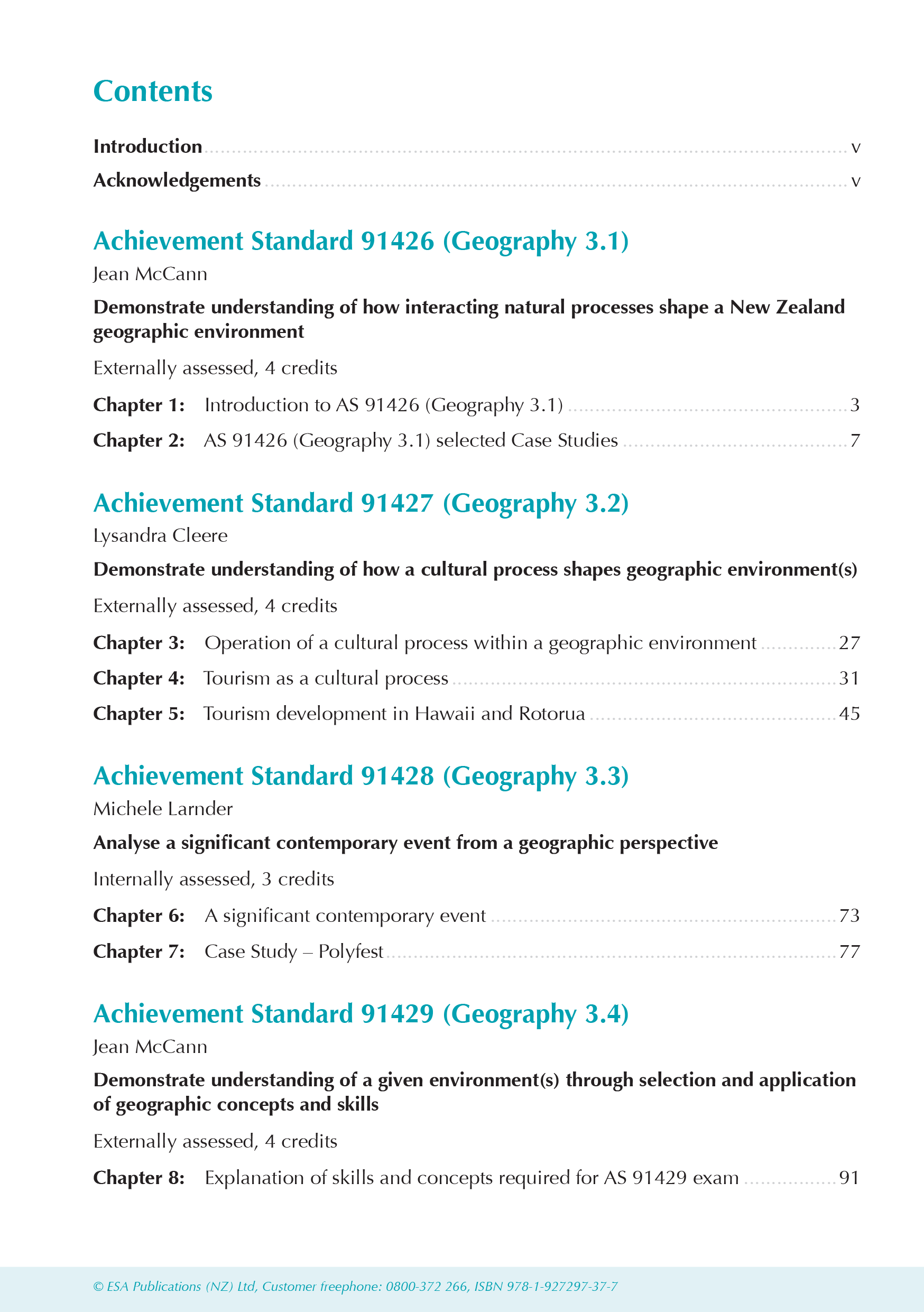 ESA Study Guide Level 3 Geography