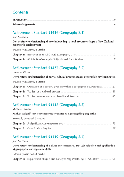 ESA Study Guide Level 3 Geography