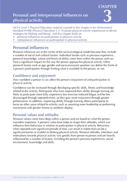 ESA Study Guide Level 3 Physical Education