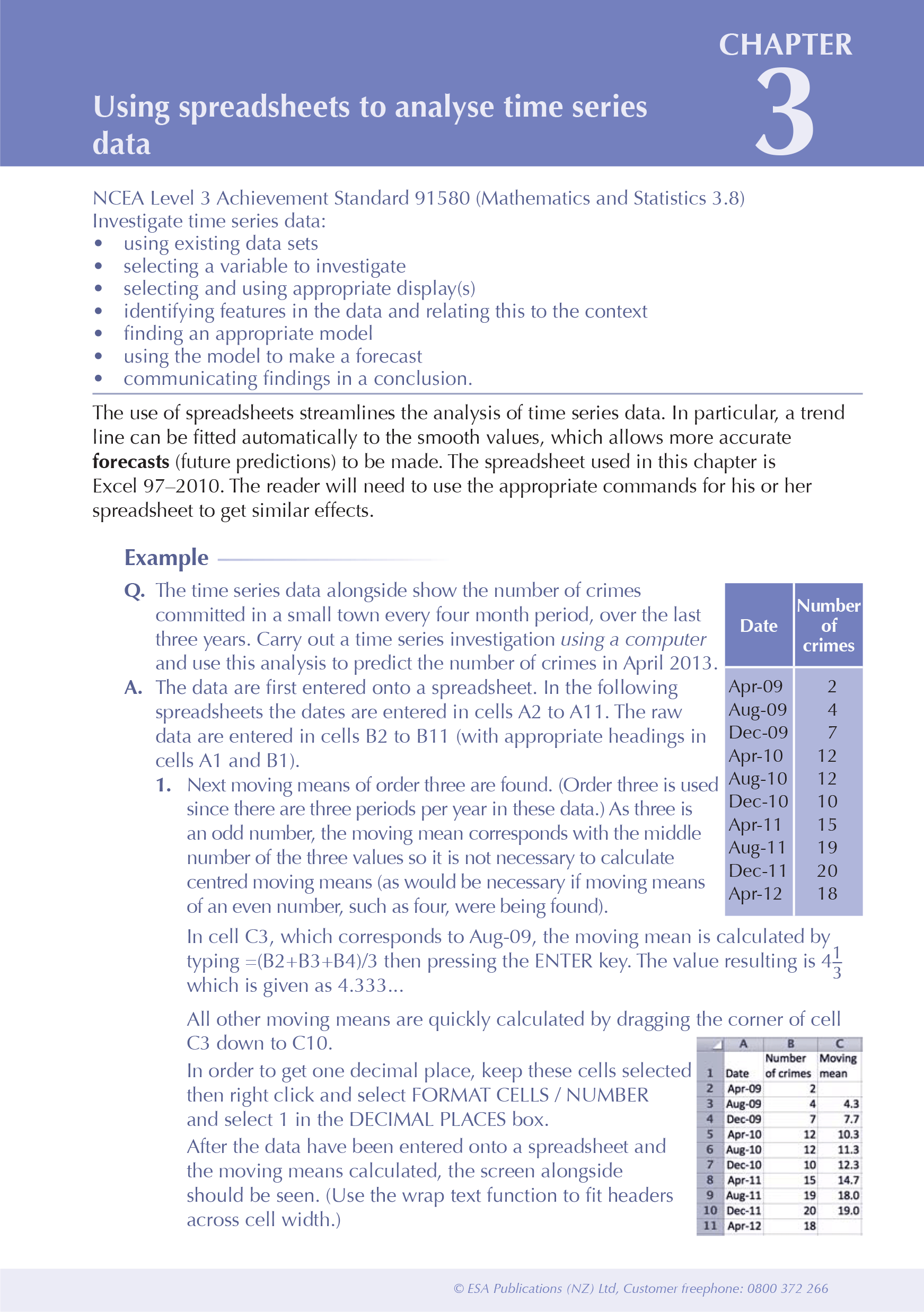 ESA Study Guide Level 3 Statistics