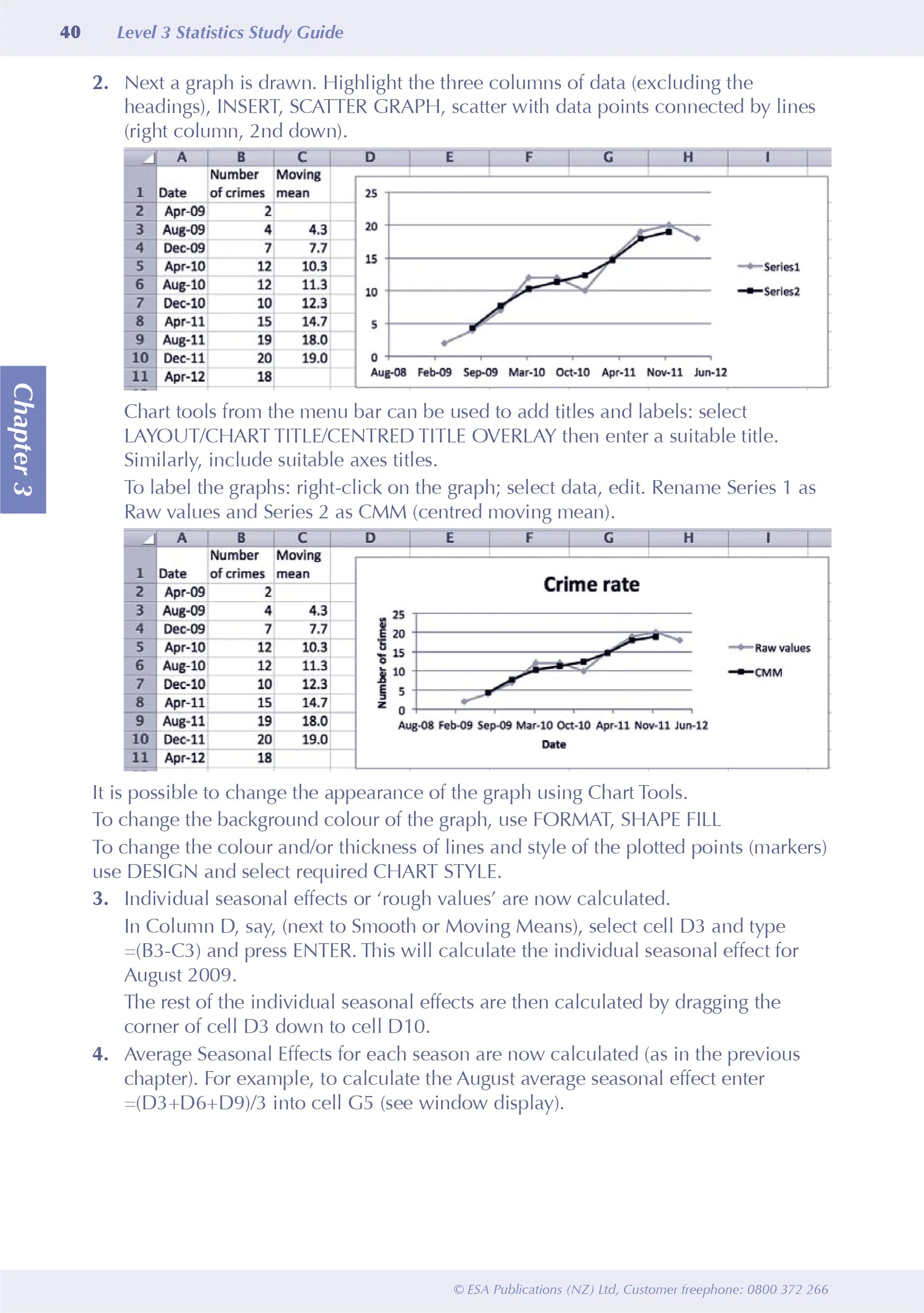 ESA Study Guide Level 3 Statistics