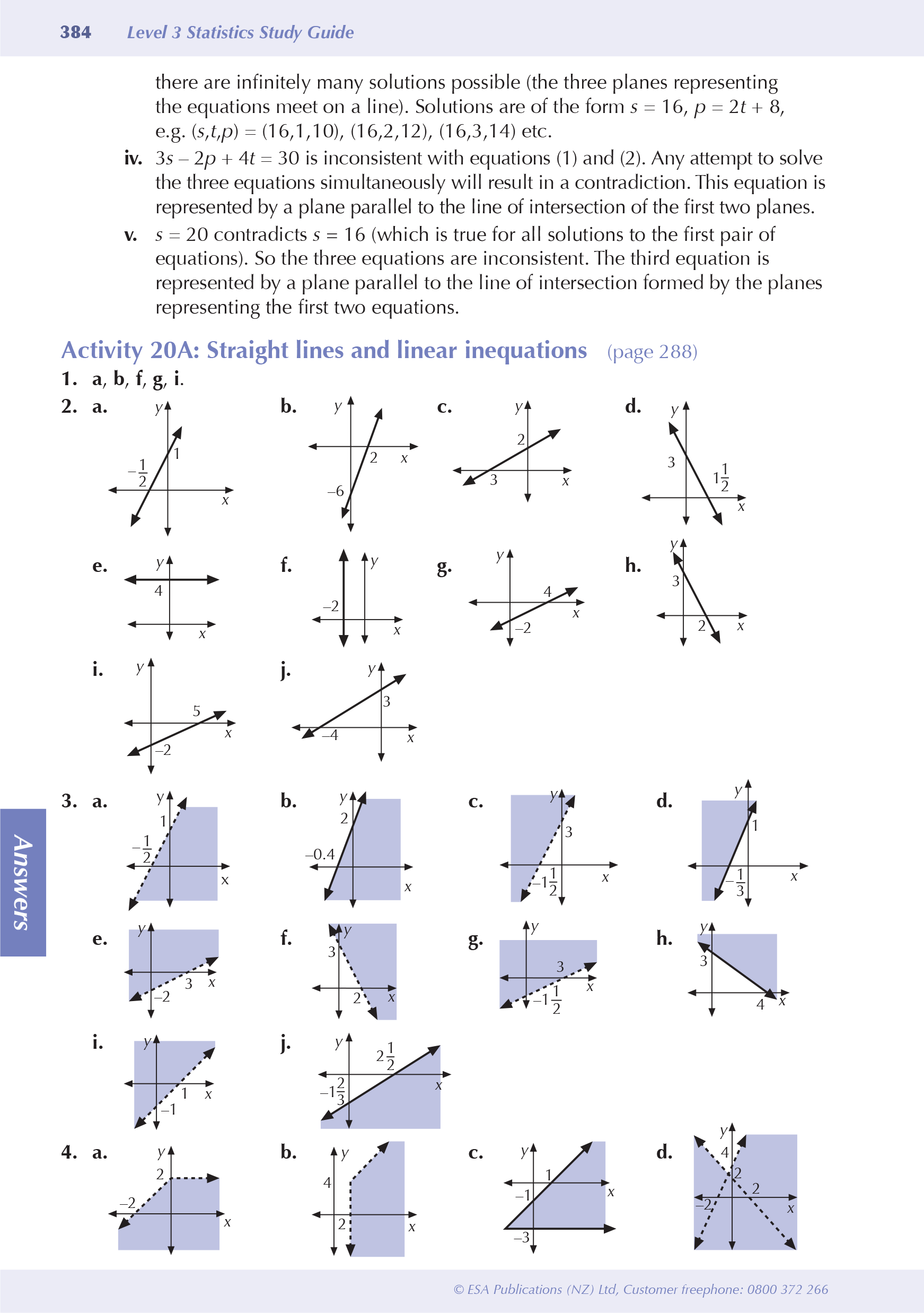 ESA Study Guide Level 3 Statistics