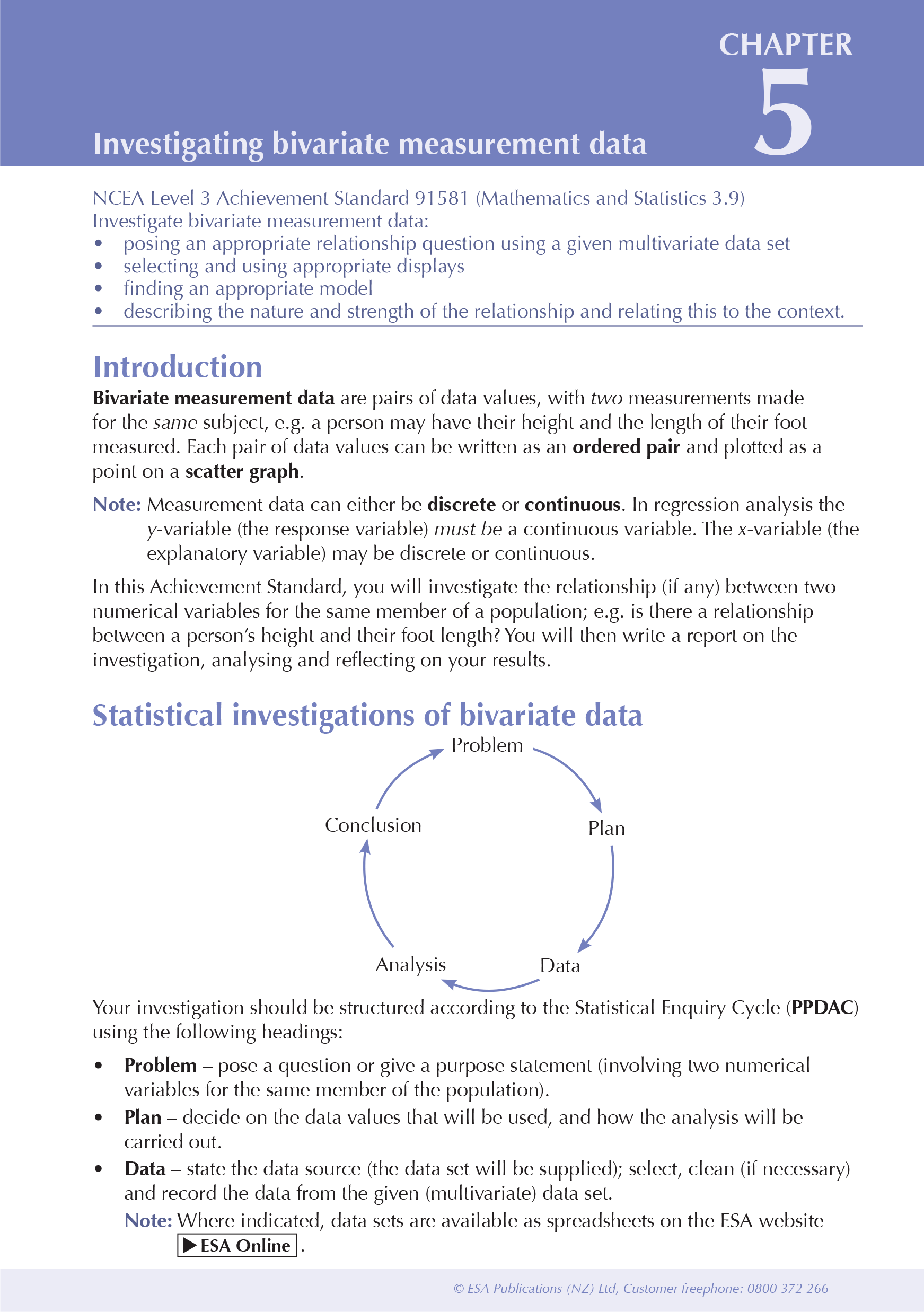 ESA Study Guide Level 3 Statistics