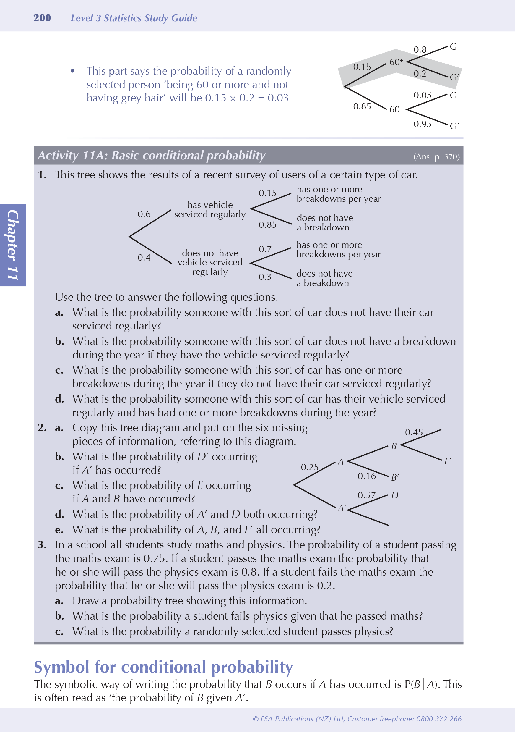 ESA Study Guide Level 3 Statistics