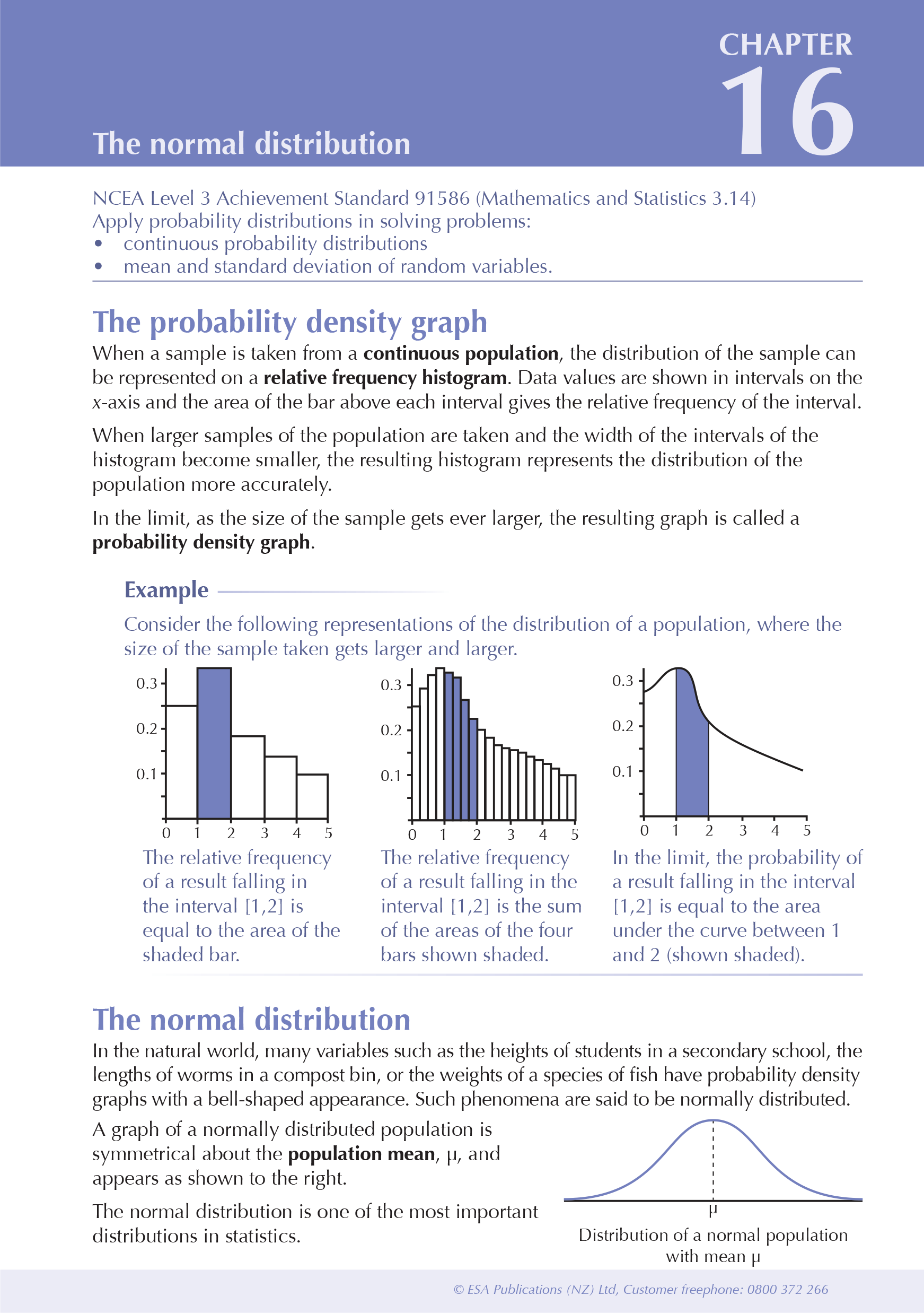 ESA Study Guide Level 3 Statistics