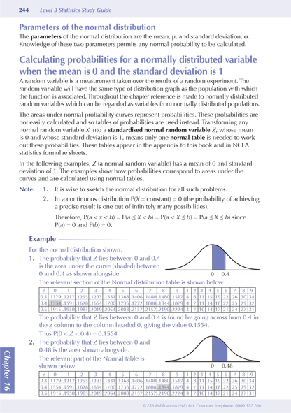 ESA Study Guide Level 3 Statistics