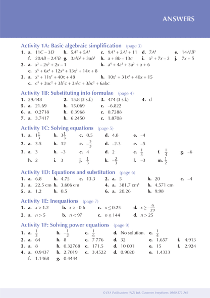 ESA Study Guide Level 3 Statistics