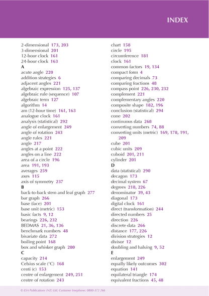 ESA Study Guide Year 9 Mathematics and Statistics