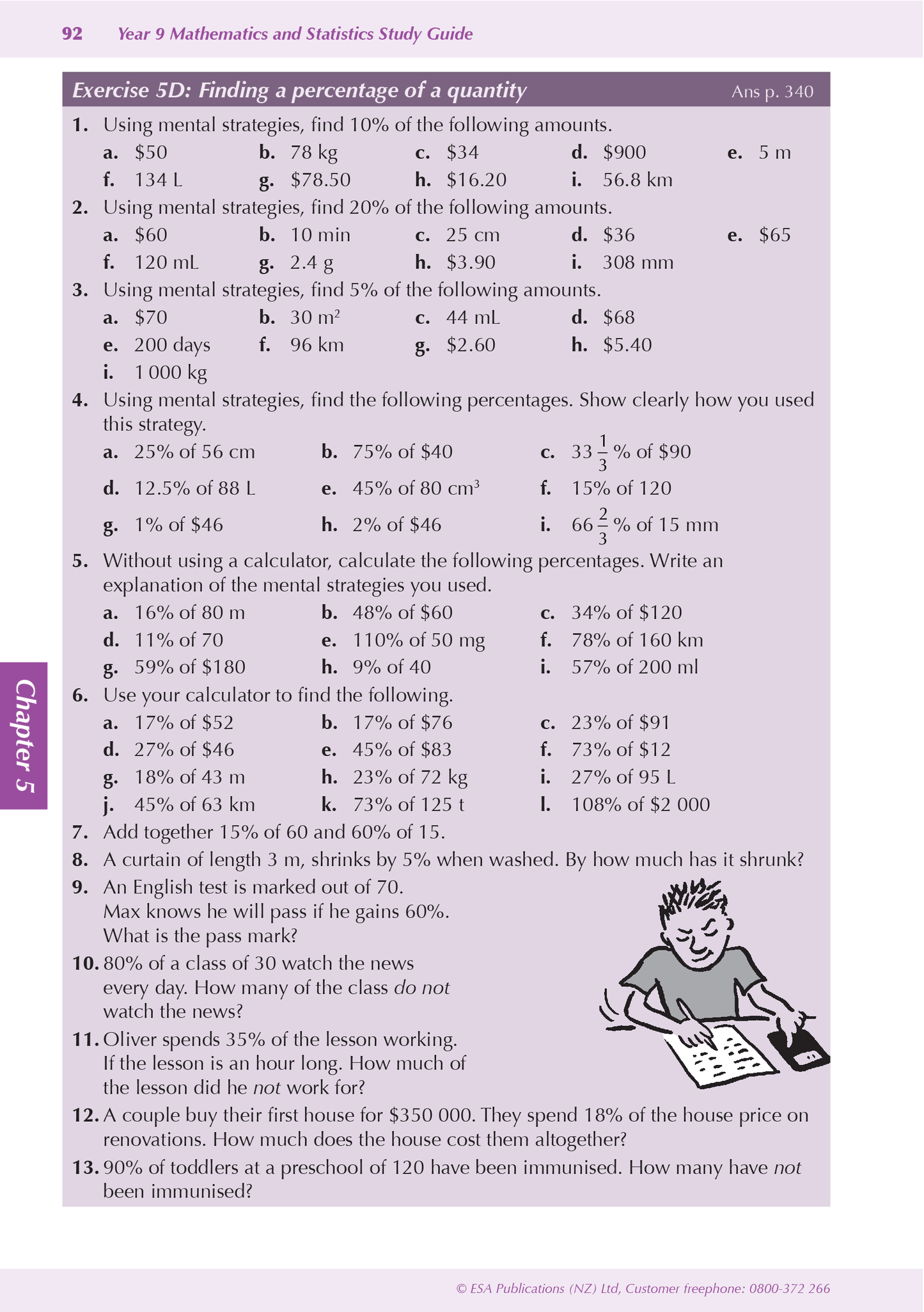 ESA Study Guide Year 9 Mathematics and Statistics