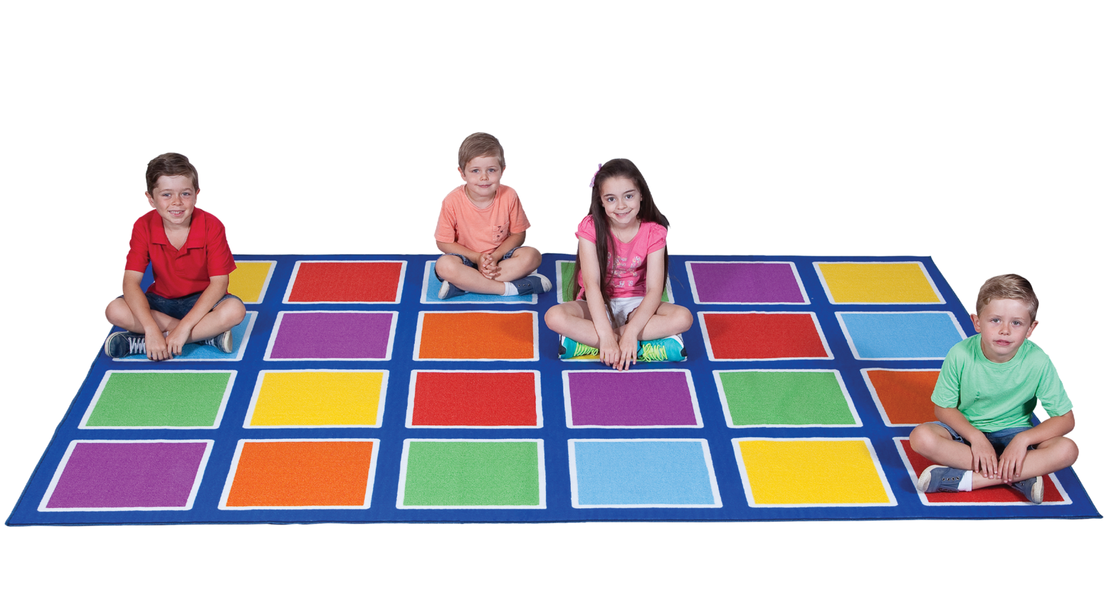 Elizabeth Richards Rug Non-Slip Colour square 3x2m