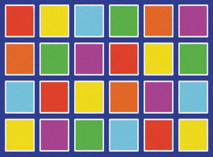Elizabeth Richards Rug Non-Slip Colour square 3x2m