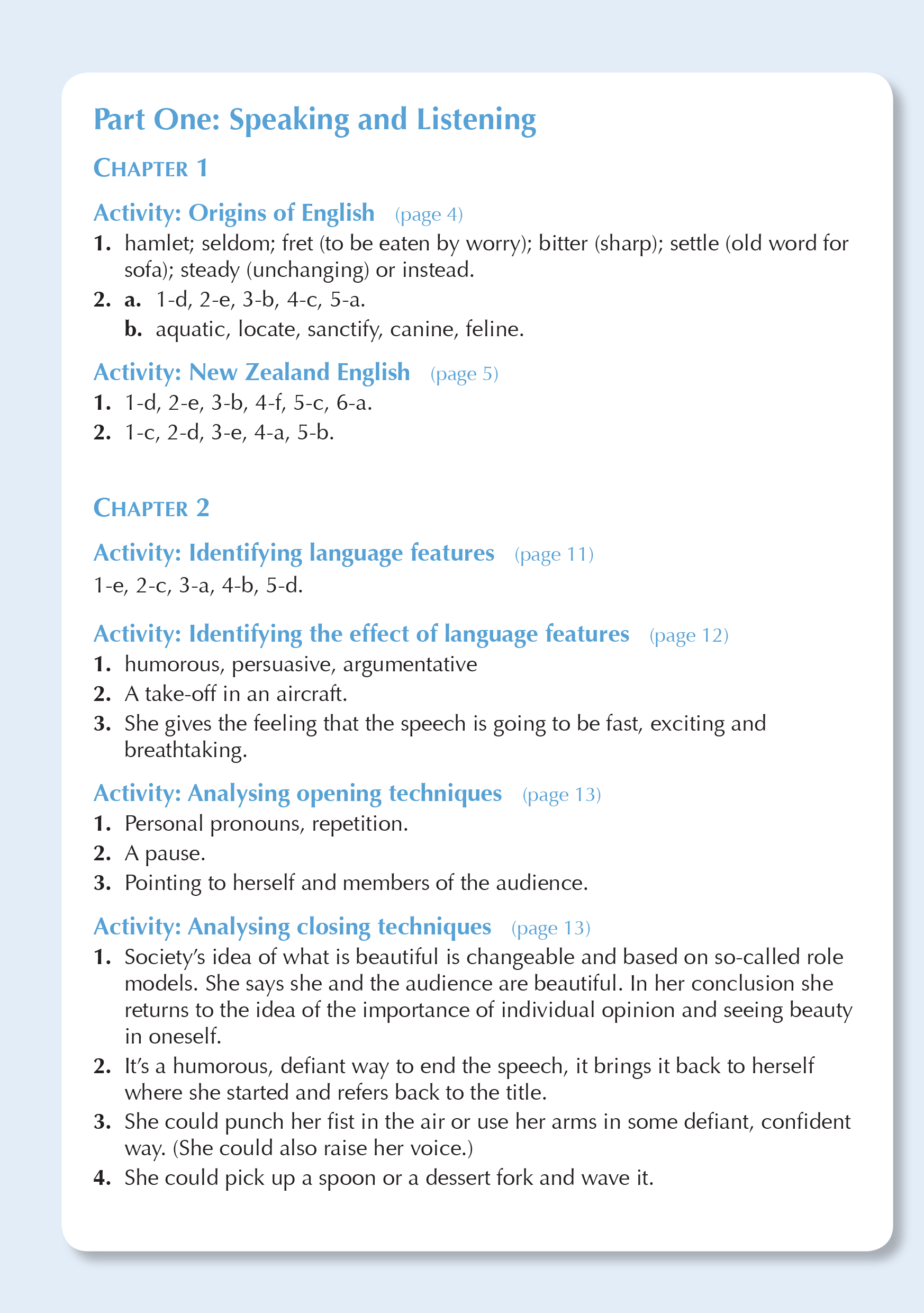 ESA Study Guide Year 9 English