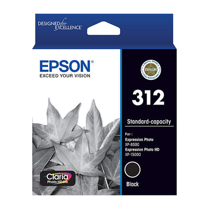 Epson 312 HY Claria HD Photo Ink Cartridge Black