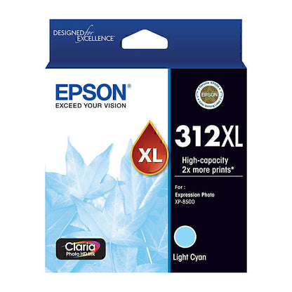 Epson 312XL Claria HD Photo Ink Cartridge Light Cyan