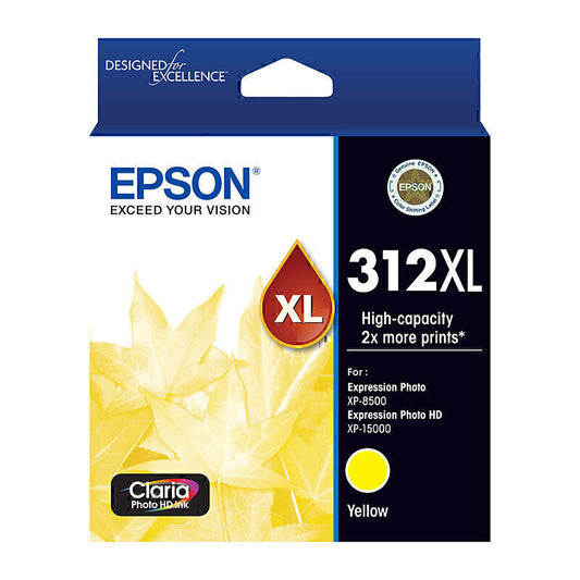 Epson 312XL Claria HD Photo Ink Cartridge Yellow